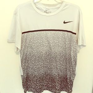 White nike Dri Fit performance shirt